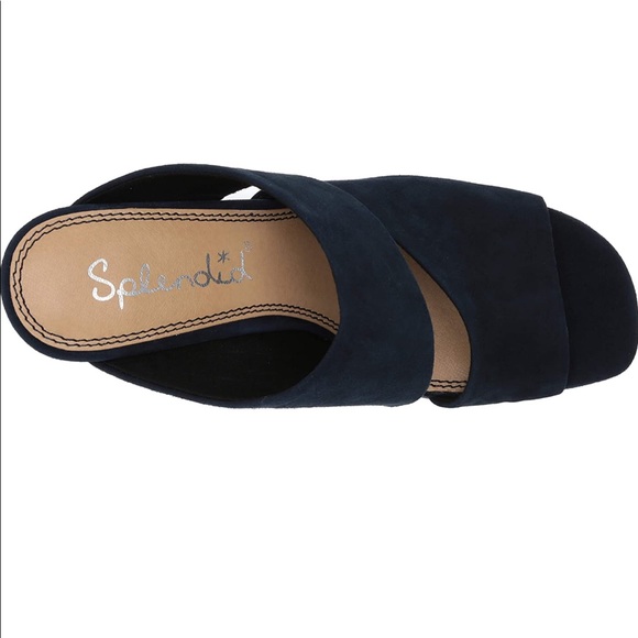 Splendid Serenade navy suede sandals - Picture 7 of 7